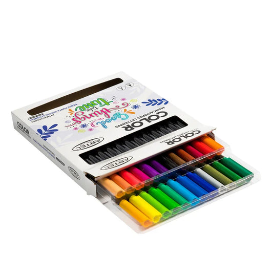 Estuche Marcadores Doble Punta 24 colores ARTEL