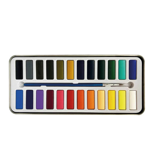 ESTUCHE ARTEL ACUARELAS EN PASTILLAS 24 COLORES