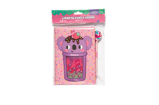 Libreta Koala Shake+Bolígrafo Candy Artel