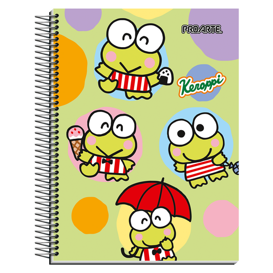 cuaderno triple 150 h keroppi proarte