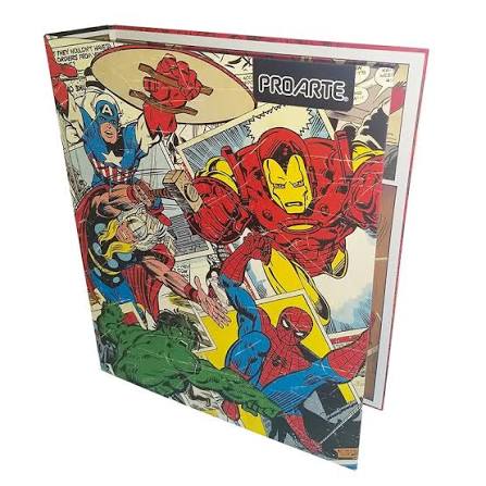 Archivador Lomo Ancho Proarte Marvel