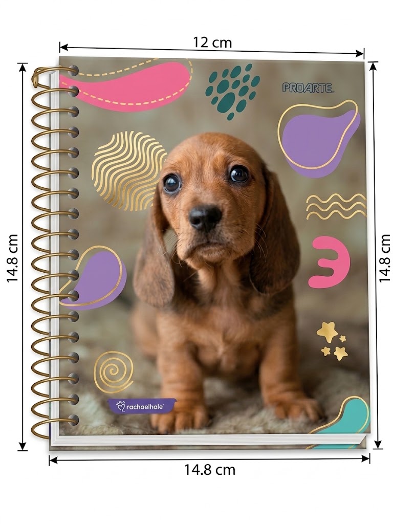 Cuaderno Book Mini Gatitos y Perritos 100 hojas 5mm