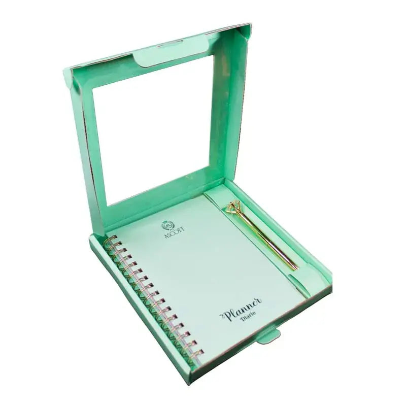 SET PLANNER DIARIO+BOLIGRAFO EN CAJA ASCOTT