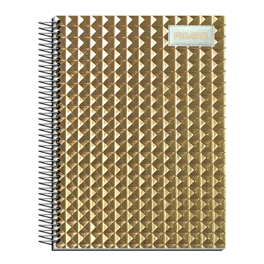 CUADERNO CARTA 150 HOJAS 7MM TEXTURA GLAMOUR