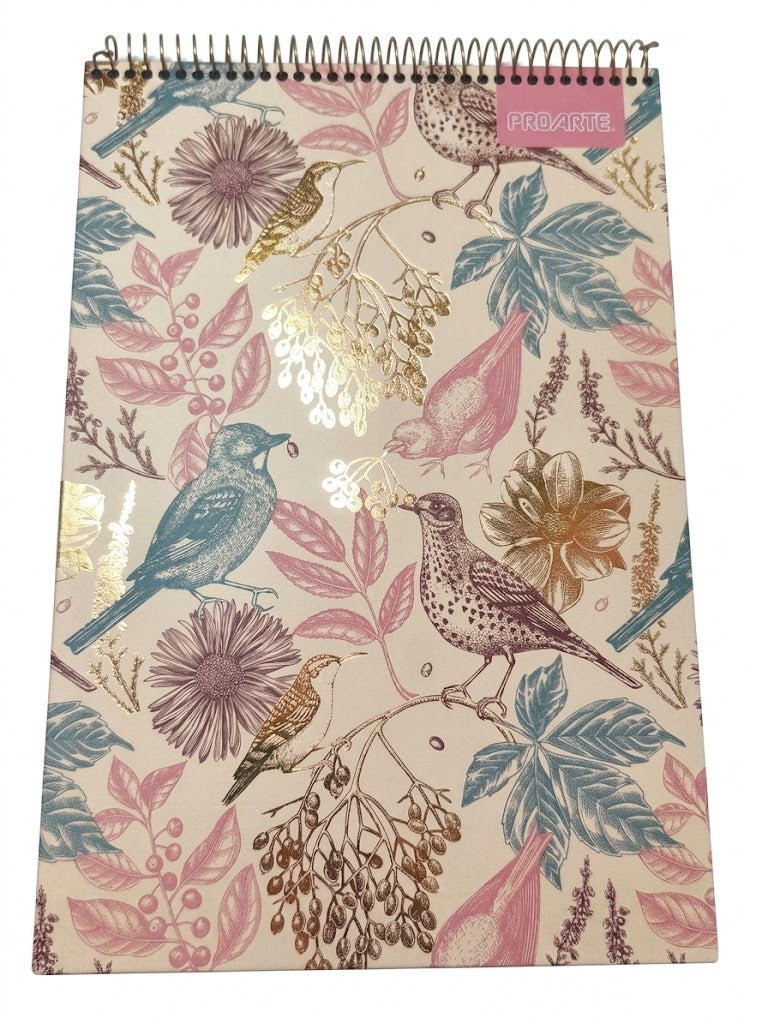Croquera Diseños Mujer Animales Océano Aves 32x22cm