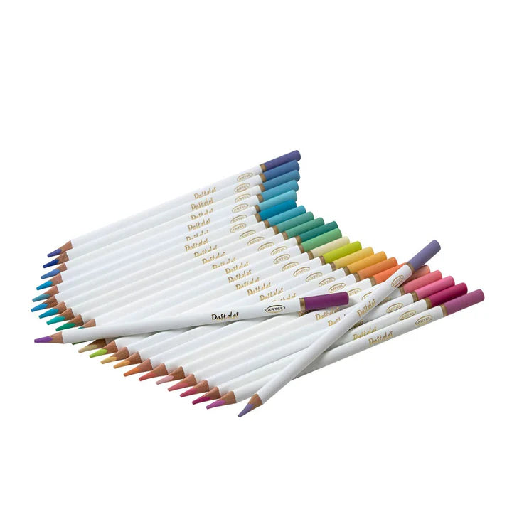 Estuche Metálico 24 lápices colores pasteles ARTEL