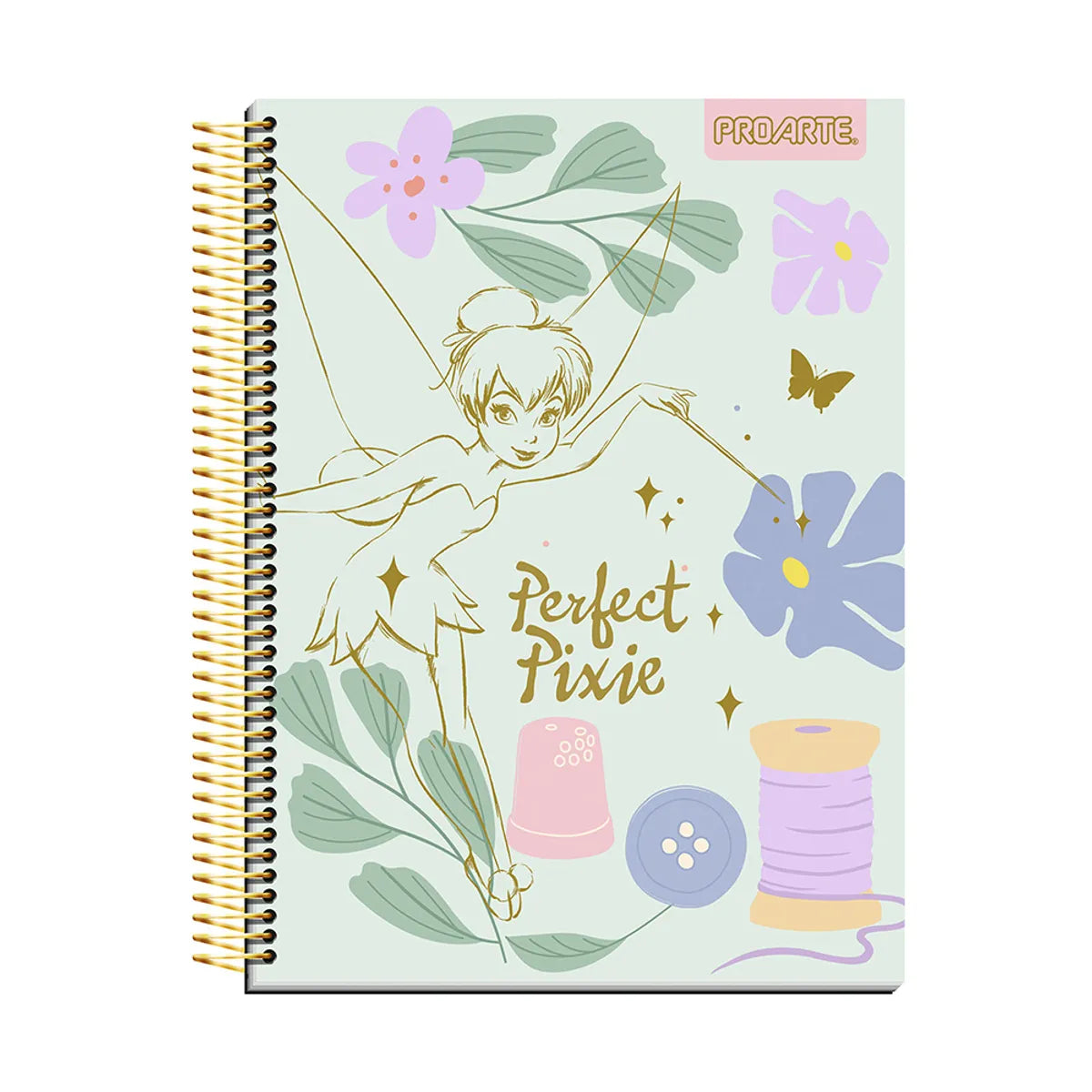 CUADERNO TRIPLE  TINKERBELL 150 HOJAS 7MM PROARTE