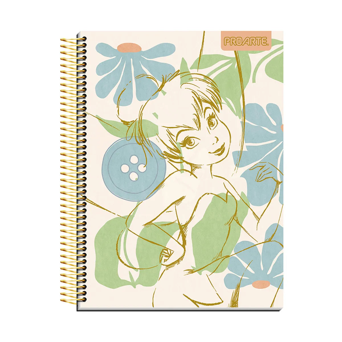 CUADERNO TRIPLE  TINKERBELL 150 HOJAS 7MM PROARTE