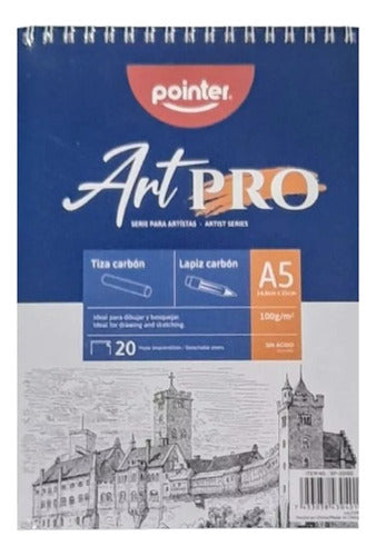 BLOCK PARA BOCETOS CROQUERA ART PRO POINTER A5 14,8X21CM