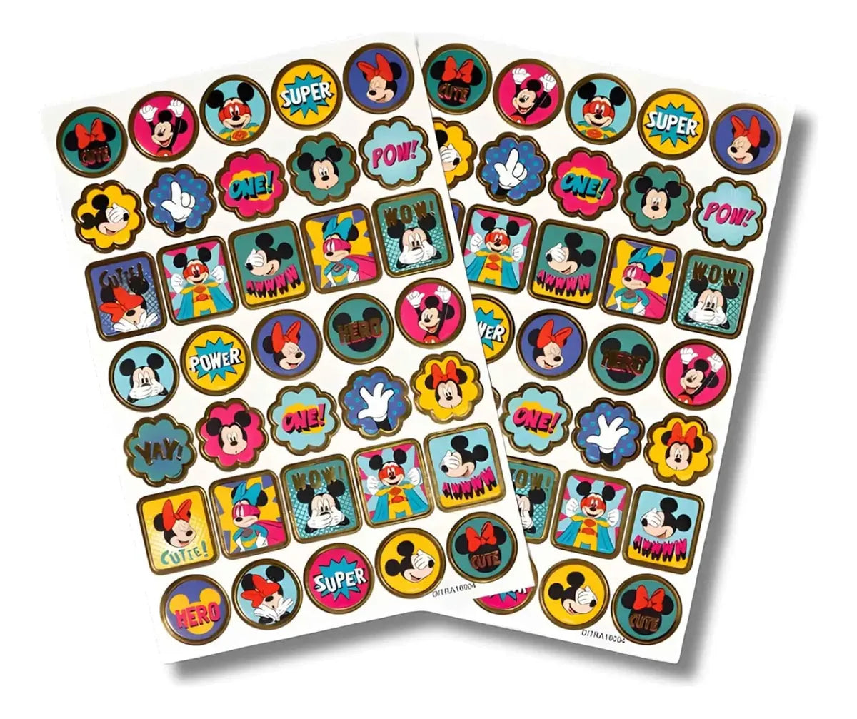 stickers artel contiene 2 laminas de stickers