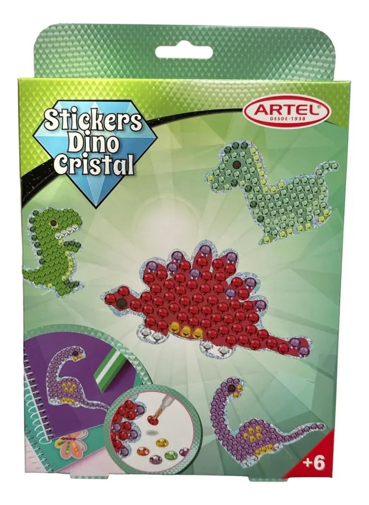 stickers dino cristal artel