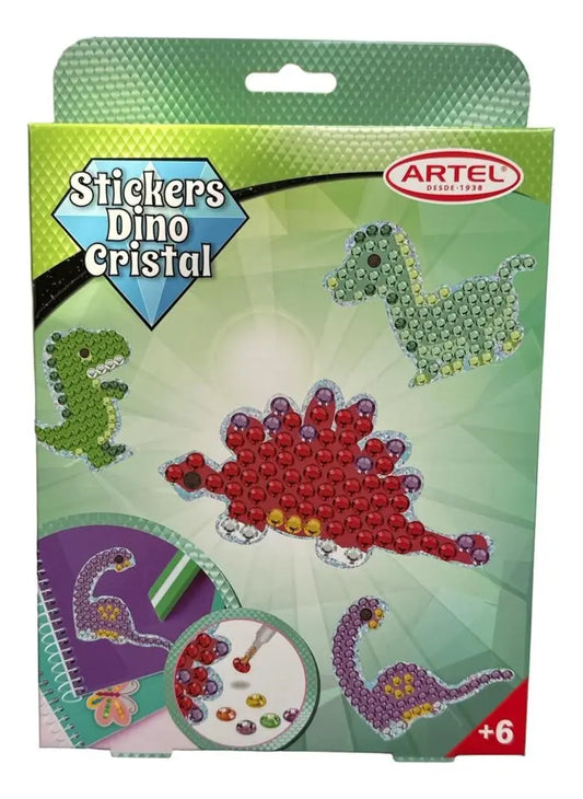 stickers dino cristal artel