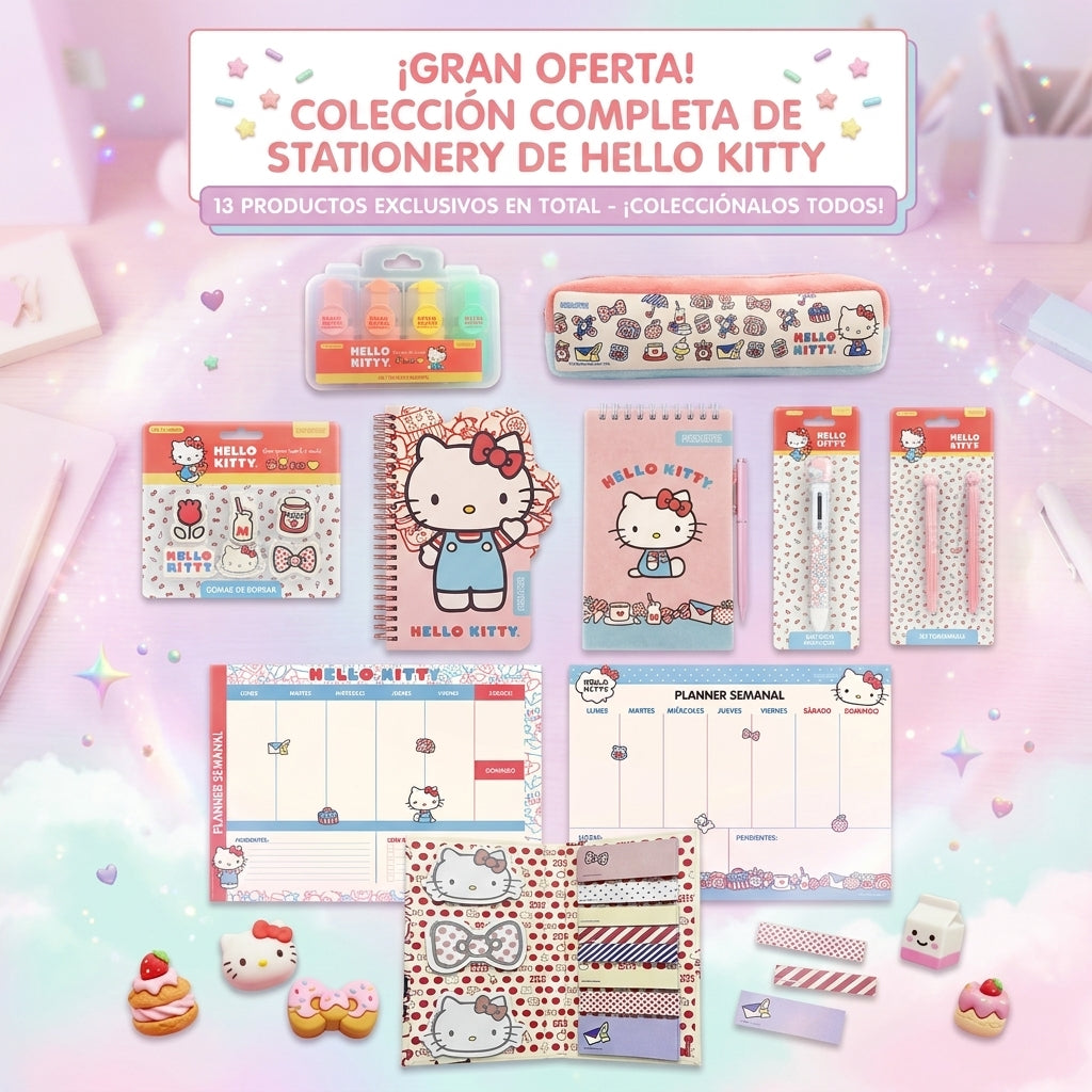 Colección Hello Kitty Incluye 13 Productos