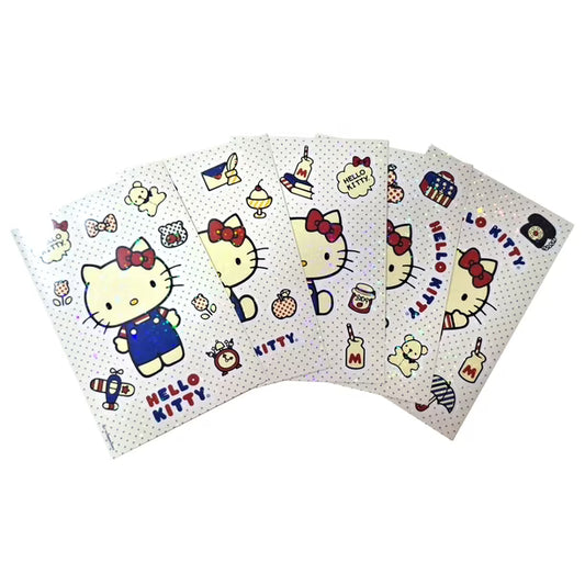 Hello kitty sticker brillantes  5 hojas proarte