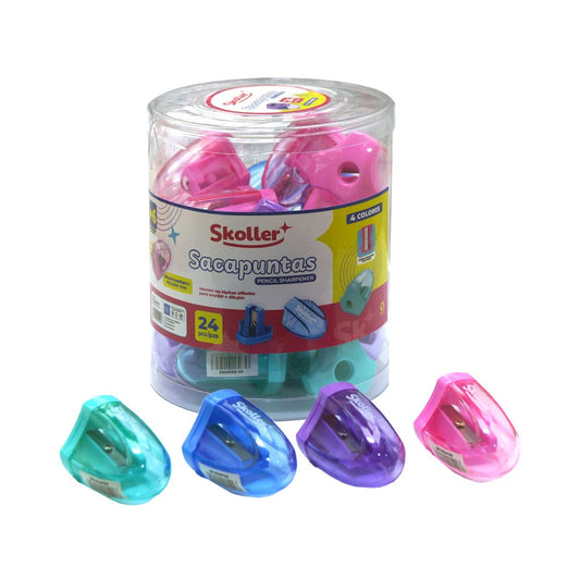 SACAPUNTAS 1 HOYO PLASTICO DRUM