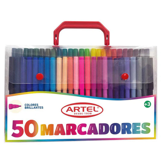 Estuche 50 Marcadores artel