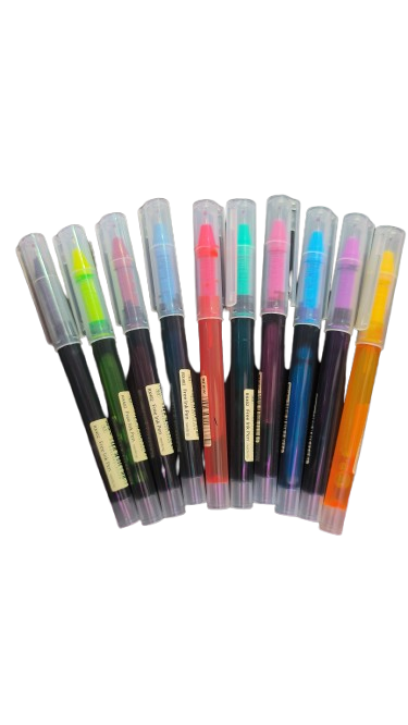 Bolígrafos Tinta Líquida 0.5 mm 10 Colores Variados Beifa
