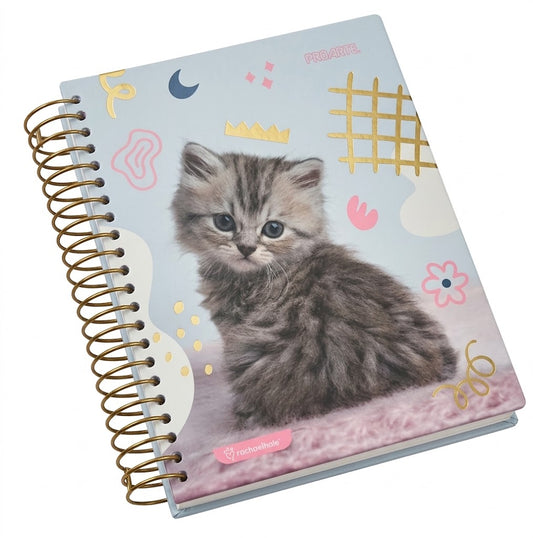 Cuaderno Book Mini Gatitos y Perritos 100 hojas 5mm