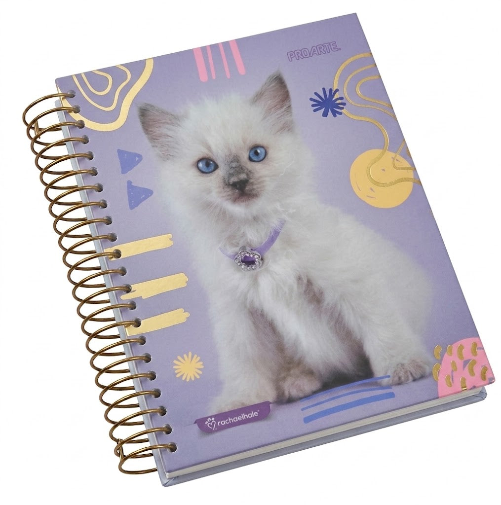 Cuaderno Book Mini Gatitos y Perritos 100 hojas 5mm