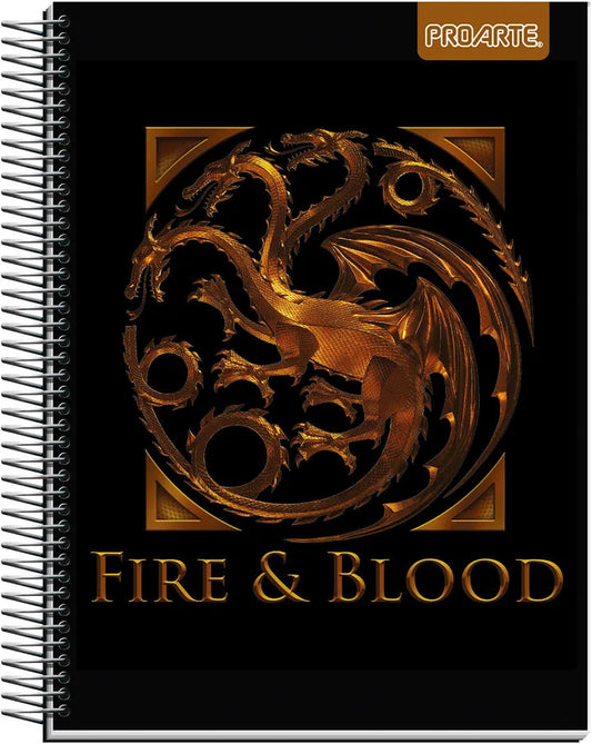 Cuaderno Book Juego de Tronos 150 hojas 7mm
