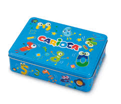 set de plumones Carioca 100 colores + album para colorear punta fina y maxi tip