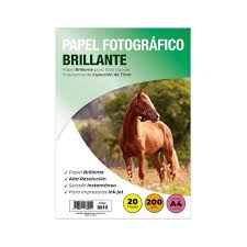 PAPEL FOTOGRAFICO ADETEC BRILLANTE 200GR a4