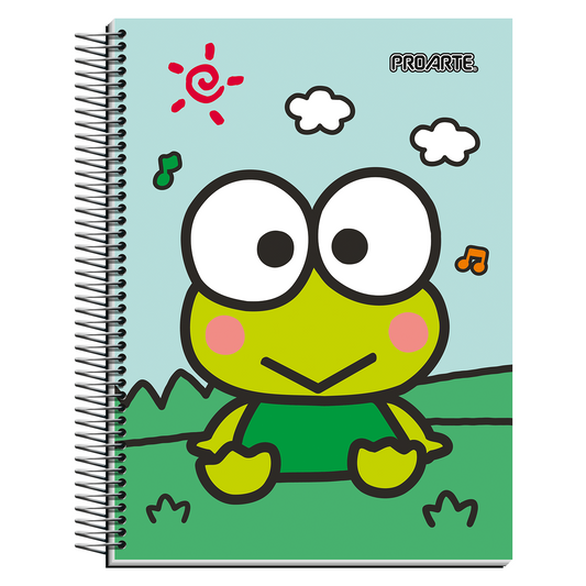 cuaderno triple 150 h keroppi proarte