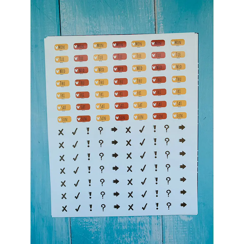 Set de Stickers Mickey Mouse 10 Hojas Proarte