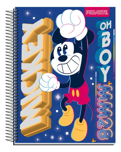 Cuaderno Book Mickey Mouse 150 hojas 7mm