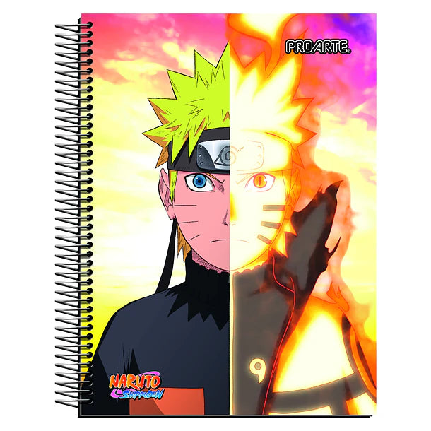Cuaderno Book Naruto 150 hojas 7mm