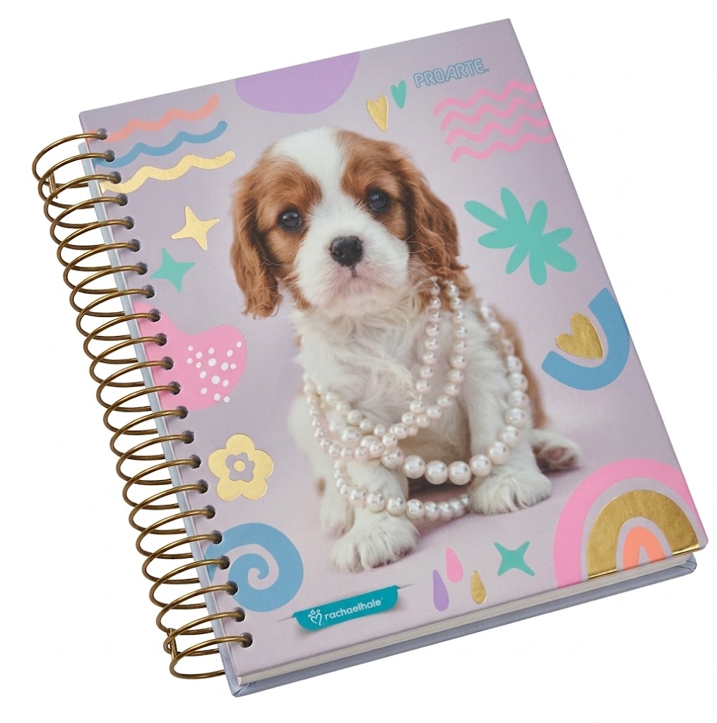 Cuaderno Book Mini Gatitos y Perritos 100 hojas 5mm
