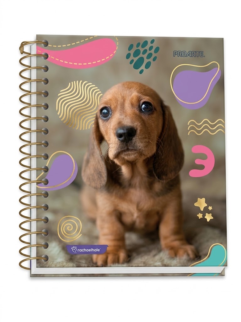 Cuaderno Book Mini Gatitos y Perritos 100 hojas 5mm