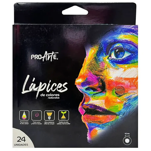 Set 24 Colores 4.0mm Soft Proarte