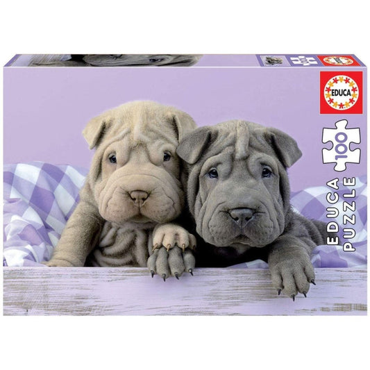 Puzzle 100 Piezas Perritos Shar Pei Rompecabezas Educa