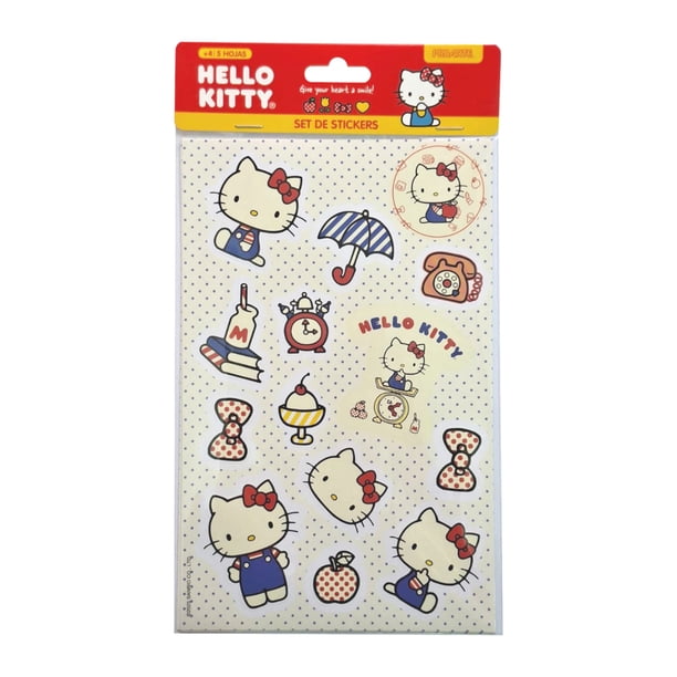 Hello kitty sticker 5 hojas proarte