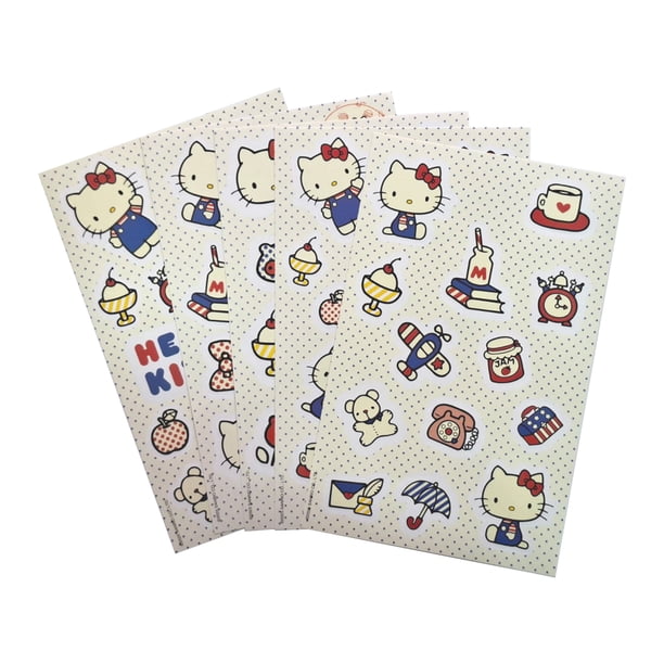 Hello kitty sticker 5 hojas proarte