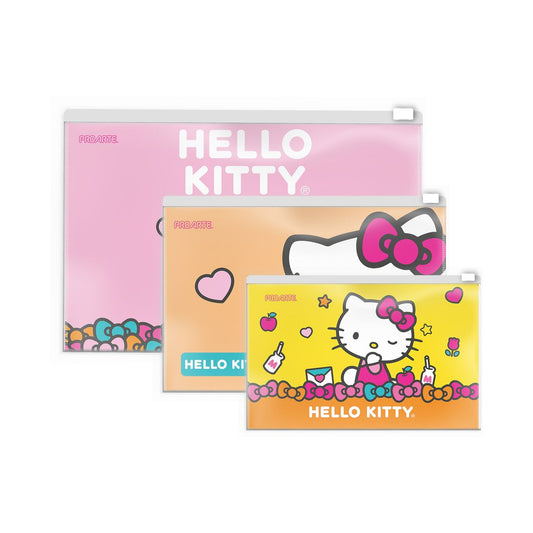 Set 3 Carpetas Zipper Hello Kitty Proarte