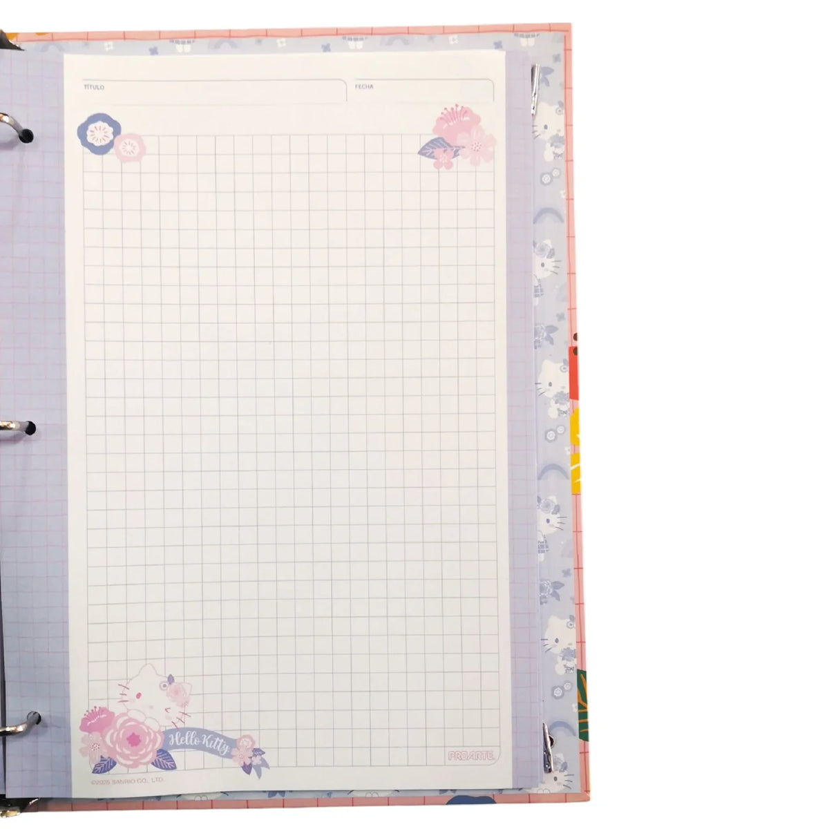 Cuaderno Recargable Premium Hello Kitty 90hjs Proarte