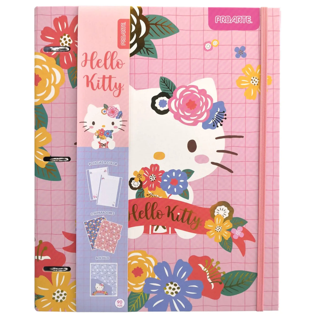 Cuaderno Recargable Premium Hello Kitty 90hjs Proarte