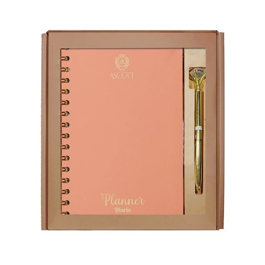 SET PLANNER DIARIO+BOLIGRAFO EN CAJA ASCOTT