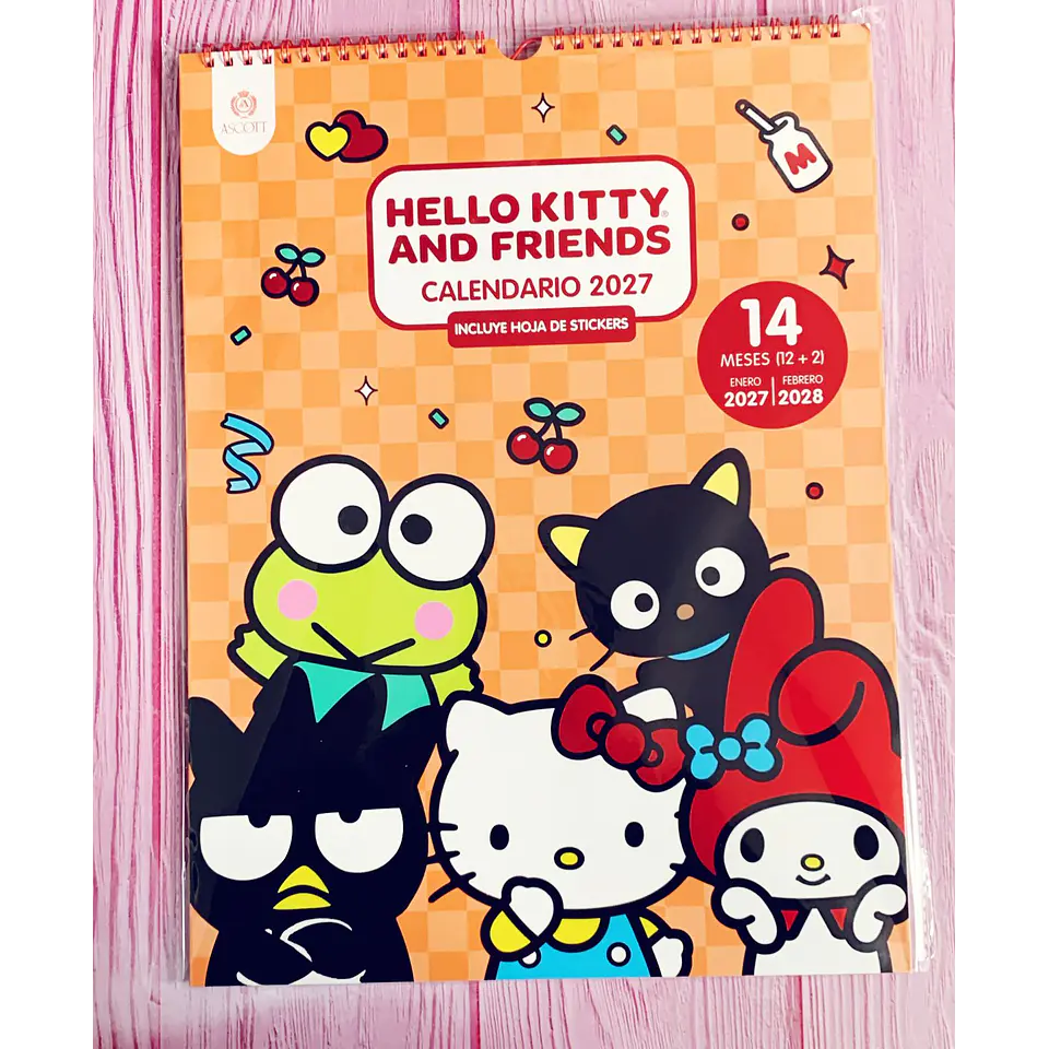 Calendario 2027 Hello Kitty and Friends