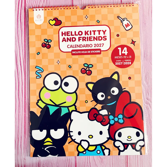Calendario 2027 Hello Kitty and Friends