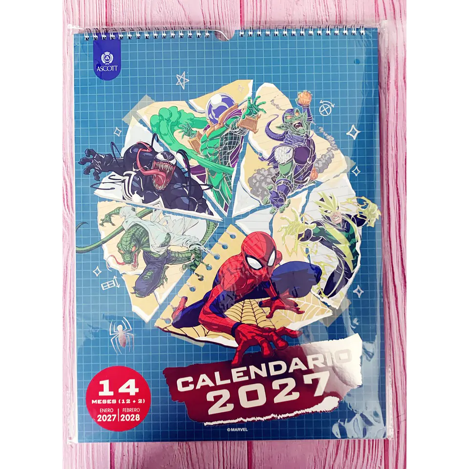 Calendario 2027 Spiderman