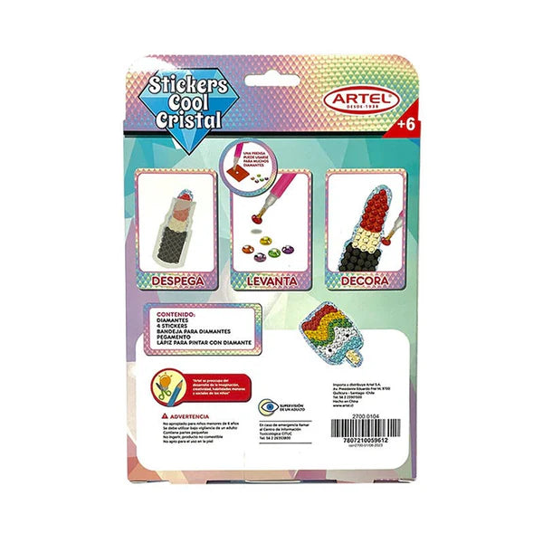 stickers cool cristal artel