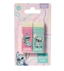 set de gomas de borrar stitch artel