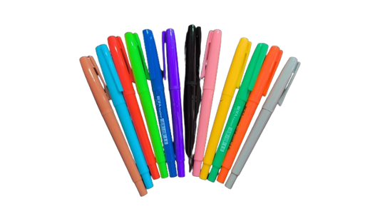Set de Tiralíneas 0.5mm Suaves 12 Colores  Beifa