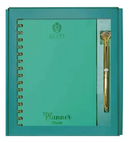 SET PLANNER DIARIO+BOLIGRAFO EN CAJA ASCOTT